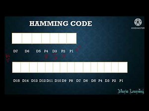 Lecture 16 - Error Control | Parity bit | Hamming Code | Numerical Example in Tamil