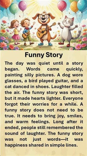 Funny Story #shorts #english #englishmerl #englishreading #englishgrammar #education