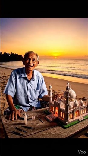 Viral Miniatur Masjid kakek #shorts#miniaturmasjid