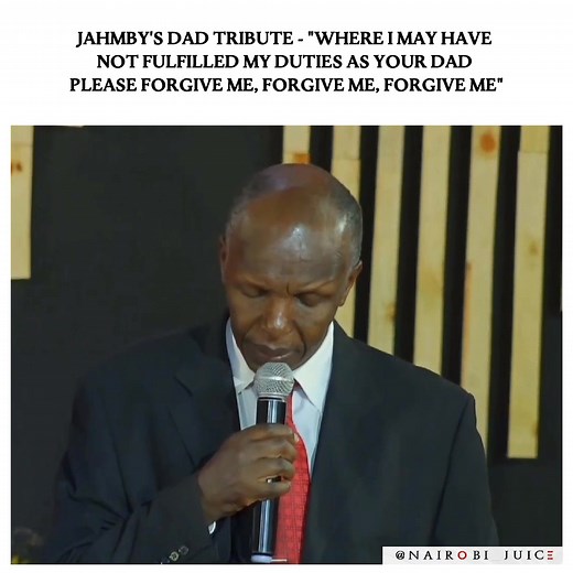 Jahmby Koikai's Dad Tribute and Confession of Omission or Commission
