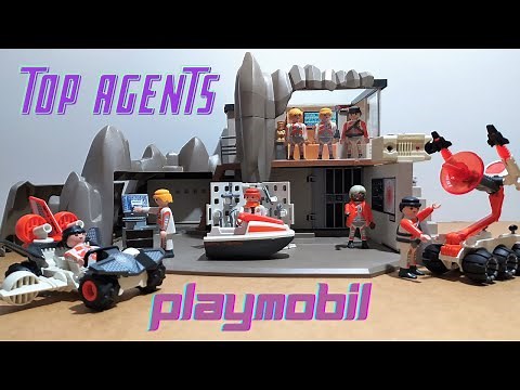 TOP AGENTS PLAYMOBIL SET 4875 - SPEED BUILD - SECRET AGENT HEADQUARTERS / Μυστικό αρχηγείο playmobil