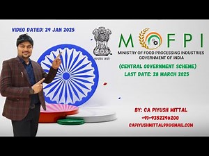 SUSBIDY FOR FOOD PROCESSING UNITS UPTO 50% | MOFPI | CEFPPC ‪@CAPiyushMittal‬