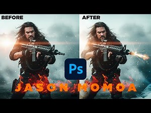 How to Add Realistic Gun Fire Effect in Photoshop CC 2025 | Jason Momoa Edit