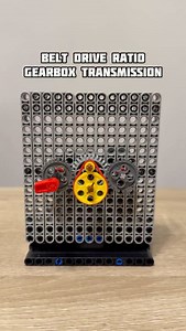 6.6K views · 62 reactions | Belt Drive Ratio Gearbox Transmission #lego #legotechnic #gearbox #mechanical #mechanism #transmission #mechanicalengineering | Bricks Master Builders | Facebook