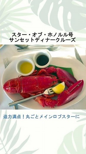 スター・オブ・ホノルル号 サンセットディナークルーズ