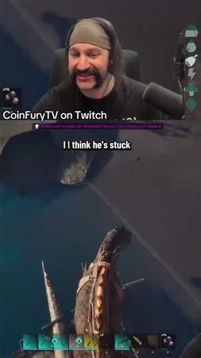 He's stuck, but I'm not! | #CoinFuryTV on #Twitch #Ark #ArkSurvivalAscended #ASA #Astraeos #shorts