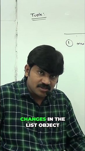 Python Lists vs Tuples: Mutable vs Immutable Explained #shorts