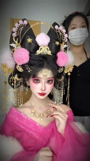 Best chinese hanfu makeup transition 🤯 #shorts