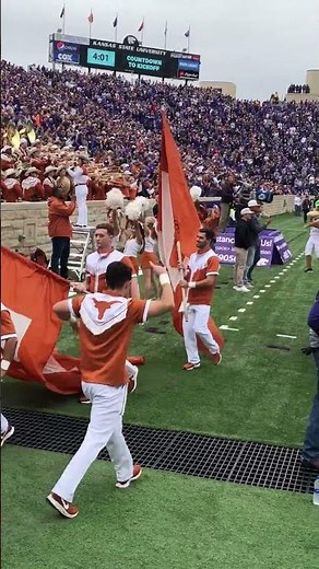 2018 University of Texas Longhorn Band plays Texas Fight @ Kansas State