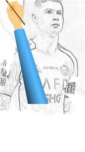 Cristiano Ronaldo Realistic Sketch 😍 | CR7 Pencil Art