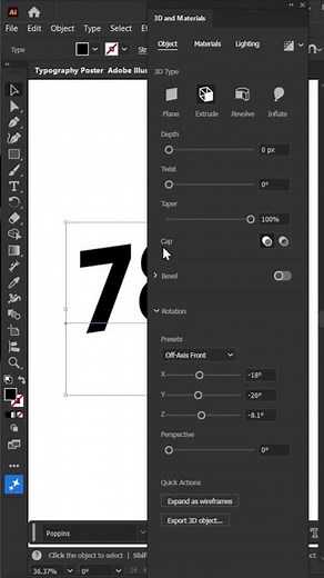 Typography poster in Adobe Illustrator cc Tutorial