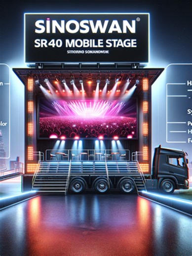 SINOSWAN SR40 Mobile Stage - Opening a New Era of Mobile Performance Whether you need to organize large-scale concerts, roadshows, corporate promotions or other outdoor performances, the SINOSWAN SR40 mobile stage will be your ideal choice. Its excellent performance and flexible design can meet all your needs and help make your event a success. #sound #gospel #concert #audio #church #event #gospelmusic #eventos#events #speaker #concerts #backstage #roadshow #truck #mobilestage #trucshow