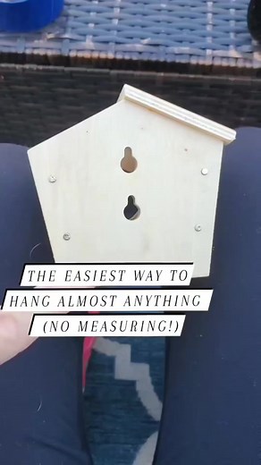 Follow me for more DIY tips! Large mirror, floating shelves, you name it...this is one of my favorite tricks for hanging anything with multiple holes. If you're hanging a mirror, shelf, etc. use a level when sticking the painter's tape to the wall...easy! 👍 Have you tried this trick? . . #diy #diyhome #homedecor #diyproject #diyprojects #modernfarmhousestyle #modernfarmhouse #fixerupper #fixerupperstyle | MaryJo.onthego