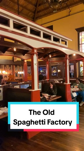 The Old Spaghetti Factory🍝 #theoldspagettifactory #Spaghetti #italian #foodie #colorado