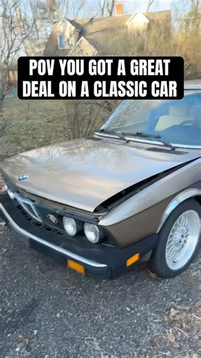 I GOT A GREAT DEAL ON THIS E28! #bmw #e28 #classiccars #automobile #shorts #automotive #mechanic