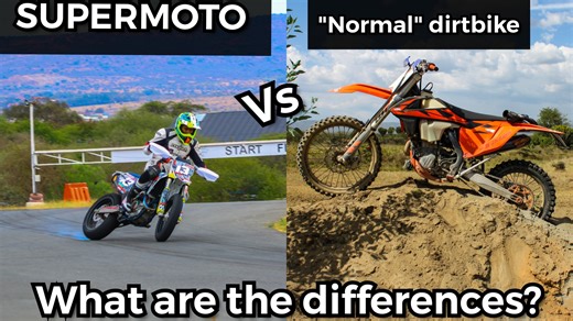 People confuse them for the same thing, here is a simple explanation of the diffrences between a supermoto and a normal dirtbike.... | Bike channel Kenya