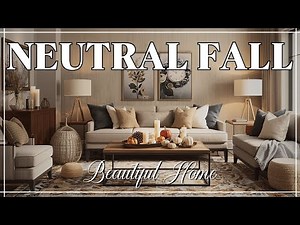 The Best Neutral Fall Decor Selections | Cozy & Stylish Living Room Ideas