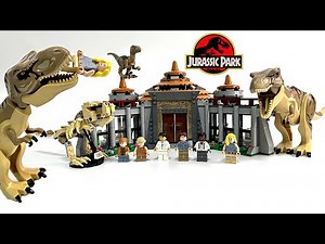 I'm Build LEGO 🦖Jurassic World Jurassic Park Visitor Centre: T. rex & Raptor Attack (76961)