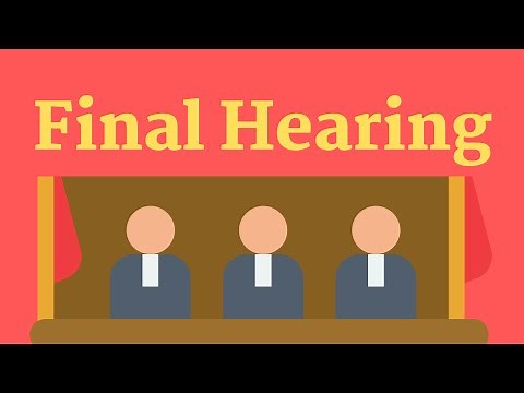What happens on the day of the final hearing at Employment Tribunals/Courts?