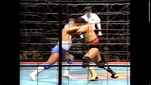 FMW Exploding Barbed Wire Cage Match Atsushi Onita vs. Genichiro Tenryu 5/5/94