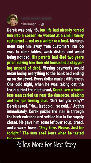 Derek, 84, living life fully after a 40-year career. His positive spirit inspires us all! 🌟💖 #LivingLife #InspiringStories | Forgotten Story