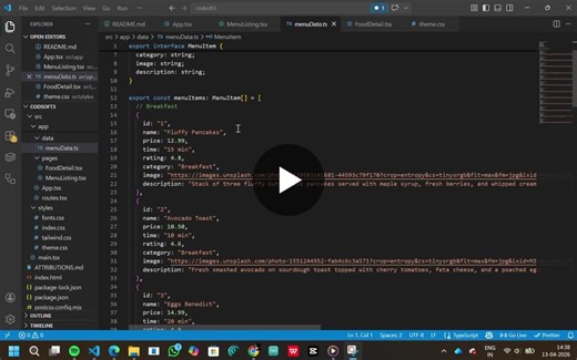 Completed CodSoft Internship Task 3: Restaurant Menu UI/UX Designed an intuitive and well-structured restaurant menu for better user experience. CodSoft | Architha Rampalli