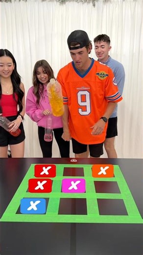 Bottle Flip Tic Tac Toe Battle!