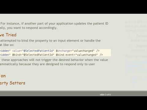 Blazor: How to Call a Method on Property Value Change