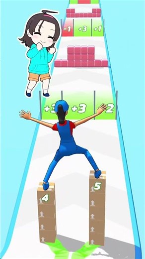 Box-Stacking Mayhem in Cargo Skates! #shorts