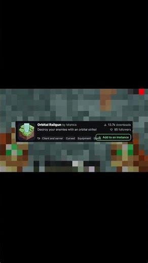 I tested the orbital rail, gun mod