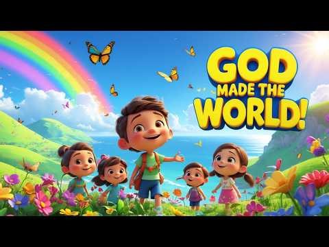 God Made the World So Beautiful | Happy Christian Song for Kids | Bible Songs for Children