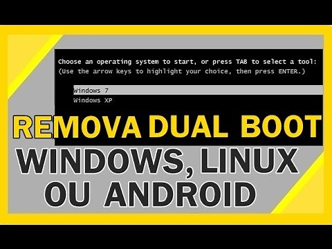 COMO REMOVER DUAL BOOT