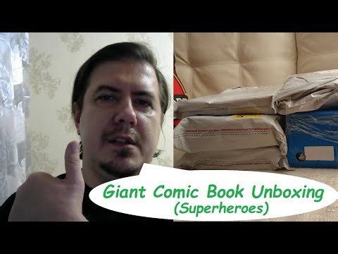 Unboxing #11. Giant Comic Book Unboxing (Superheroes)