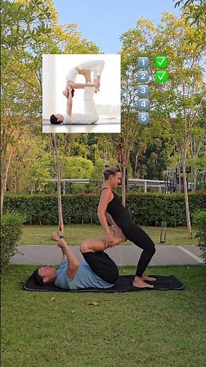 We Tried the Couple Yoga Challenge! 🥰