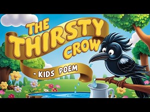The Thirsty Crow Poem - Kids Poem In English | Cartoon Corner Network |