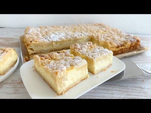 Käsekuchen mit Streuseln vom Blech I Leckerster Kuchen