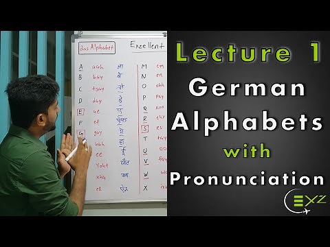 Learn German Alphabets with pronunciation | Pronounce Like a Native Speaker | German for beginners