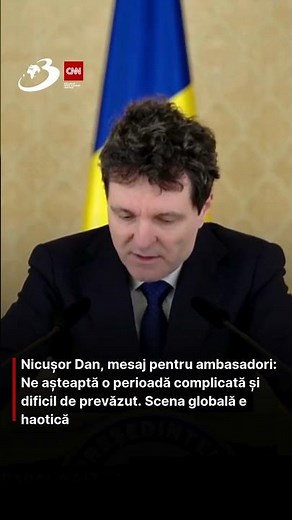 Nicușor Dan: Ne așteaptă o perioadă complicată și dificil de prevăzut. Scena globală e haotică