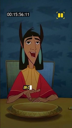 In Kuzco: The Emperor's New Groove, if you pause at 16:02, you'll see a little hint!
