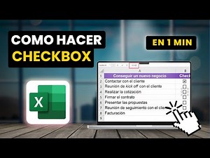 ✅ Cómo hacer CHECKBOX en Excel 🚀 Fácil y Rápido