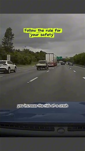 Follow the rule for your safety #nzdrivers #nzroadcode #safty #following #distance