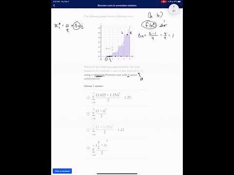Midpoint Reimann Sum to Summation notation