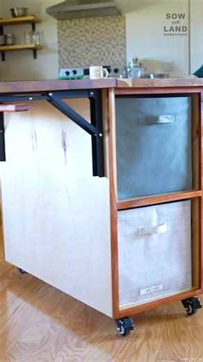 Building a Sewing Table that SAVES Space #Sewing #SewingTable #DIYBuilds #DIYProjects | Sow the Land