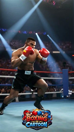 Mike Tyson Boxing Boxeo #boxing #cartoon #sports #boxeo #boxingtraining #cartoonboxing