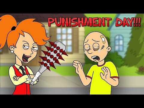 Miss Martin Gives Caillou a BRUTAL Punishment Day/FIRED BIG TIME
