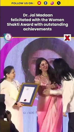 Dr. Jai Madaan Receives Shakti Award for Excellence in the field of motivational speaking