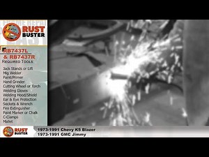 RB7437L & RB7437R - 1973-1991 Chevy/GMC K5 Blazer/Jimmy Mid Frame Repair Kit Installation Guide