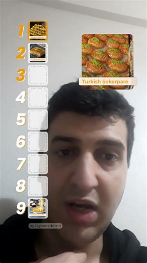 I listed Turkish desserts and for the first time, I filmed a video showing my face, please forgiv...