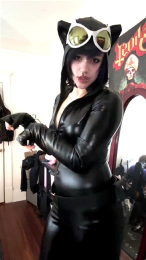 Catwoman Cosplay at the Convention