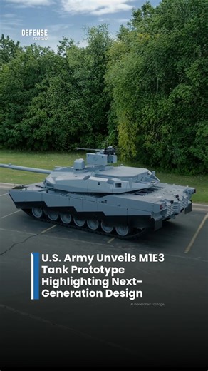59K views · 748 reactions | The U.S. Army is preparing to display a prototype of the M1E3 main battle tank at the Detroit Auto Show next week, offering the public an early look at the service’s next-generation armored platform. Initial observations suggest the turret retains design elements derived from the M1A1 Abrams, while the chassis appears to feature substantial structural updates. | Defense Media | Facebook